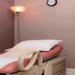 A comfortable and private patient room at Dr. Mike's Women's Clinic in Marblehall